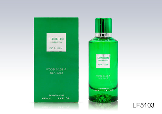 London Fragrances For Him Wood Sage & Sea Salt - Eau de Parfum 100ml